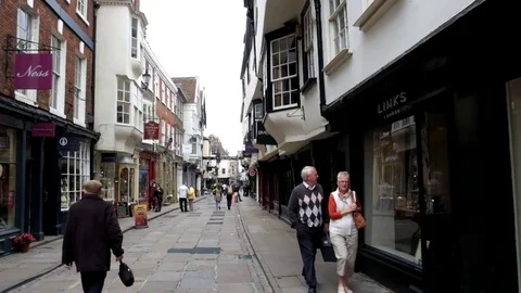 York shoppers Stock Footage 78349891