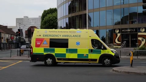 Yorkshire Ambulance, responder, rapid response, emergency.Hull.UK 1.7.2026 Stock Footage 338406576