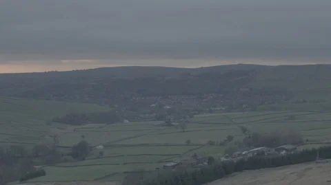 Yorkshire Countryside by Drone Stock Footage 104598041