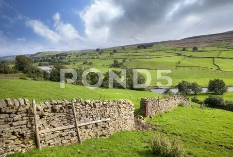 Yorkshire dales, england Stock Photos