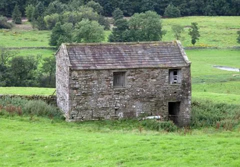 Yorkshire field barn Stock Photos