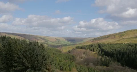 Yorkshire Valley Time Lapse Stock Footage 74579401