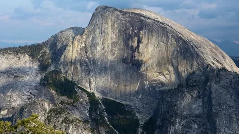 Yosemite 2017 Half Dome - Time-lapse Stock Footage 84872876