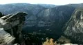 Yosemite 58 Yosemite Falls from Glacier Point - Overhanging Rock HD Footage