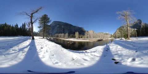 Yosemite 6K - Merced River Mid Valley 01 Stock Footage 158334897