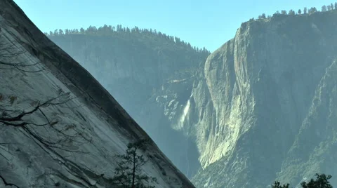Yosemite Falls in the Distance Video stock 65319466