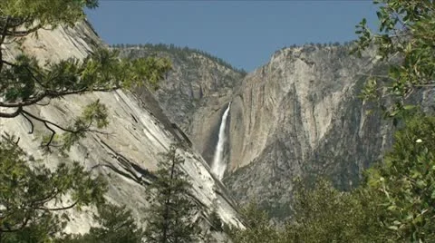 Yosemite Falls Mist-A Stock Footage 8946021