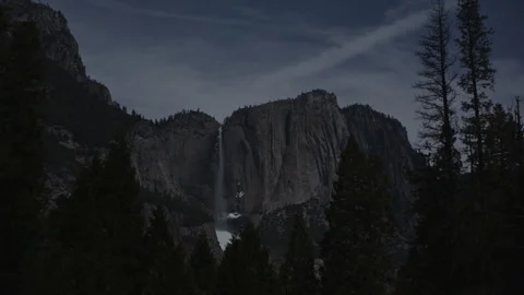 Yosemite Falls Night Timelapse Vidéo 266212652