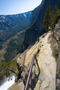 Yosemite falls Stock Photos