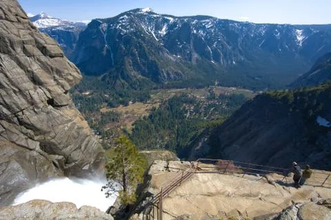 Yosemite falls Stock Photos