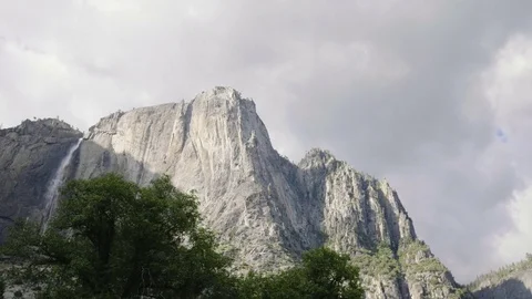Yosemite Falls Time Lapse 4k Stock Footage 80574455