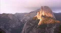 Yosemite Glacier Point - Half Dome 1 Time Lapse x70 HD Footage