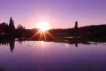 Yosemite HSD01 Tuolumne Meadows Sunset on Lake Time Lapse x20 Footage