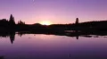 Yosemite HSD01 Tuolumne Meadows Sunset on Lake Web Footage
