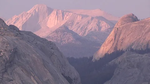 Yosemite Mountains Timelapse Stock Footage 79240435