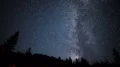 Yosemite National Park Milky Way Time Lapse Over Alpine Forest 4k or 4k+ Resolution