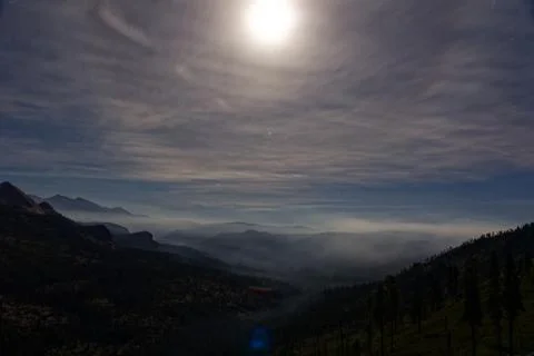 Yosemite at night Stock Photos