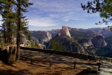 Yosemite at night Stock Photos
