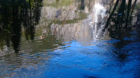 Yosemite Reflections in river Stock Footage 102744613