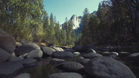 Yosemite River Stock Footage 82049215