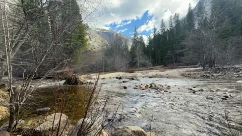The Yosemite River Timelapse Stock Footage 320034244