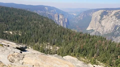 Yosemite summit at Sentinel Dome Stock Footage 135548419