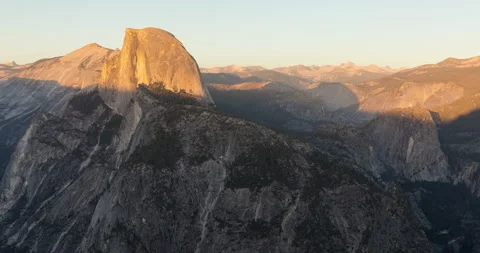 Yosemite Sunset time lapse Stock Footage 165237810