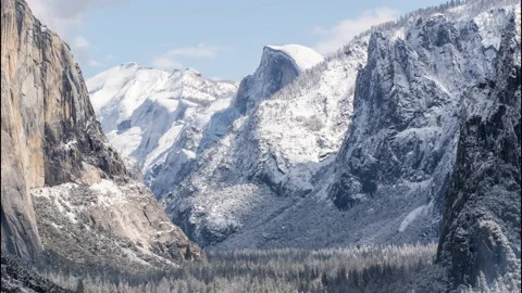 Yosemite Time Lapse #2 Stock Footage 138544183