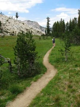 Yosemite trail Stock Photos
