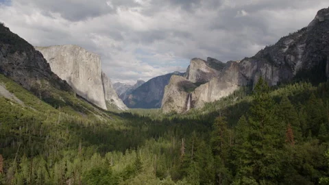 Yosemite Tunnel View Timelapse Vídeos de archivo 249876488