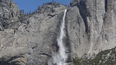 Yosemite Upper Falls Full Shot Video stock 91797276