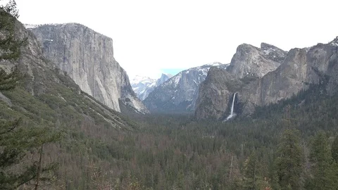 Yosemite Valley Stock Footage