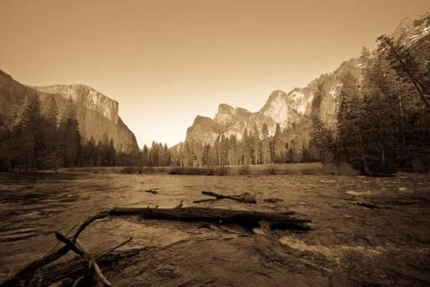 Yosemite valley Stock Photos