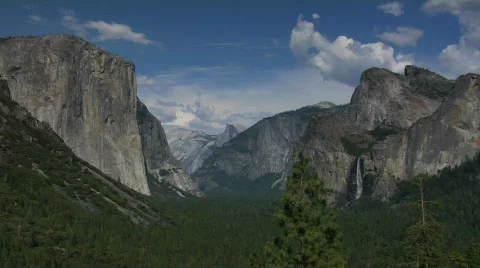 Yosemite Valley Time Lapse Stock Footage 418991