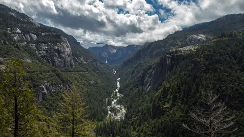 Yosemite Valley Time-lapse Video stock 92602435