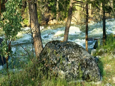Yosemite Valley Water Fall Stock Footage 77041738