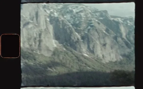 Yosemite Views Winter Super 8 Stock Footage 221788633