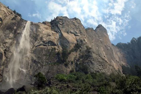 Yosemite Waterfall 스톡 사진