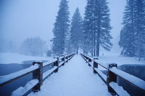 Yosemite Winter Stock Photos