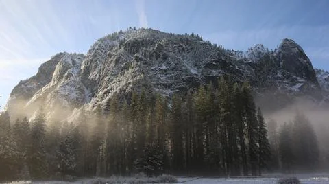 Yosemite Winter Stock Photos