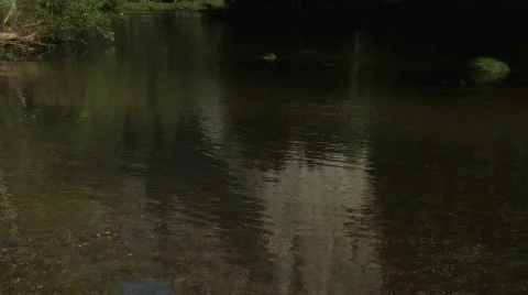 Yosemite's El Capitan from the River Stock Footage 418719
