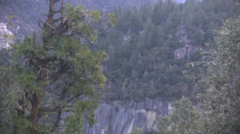Yosemite's half dome from afar Video stock 46181370