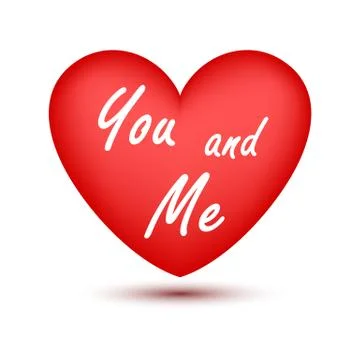 You and me Stock Illustration