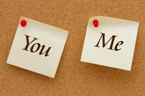 You and me Stock Illustration