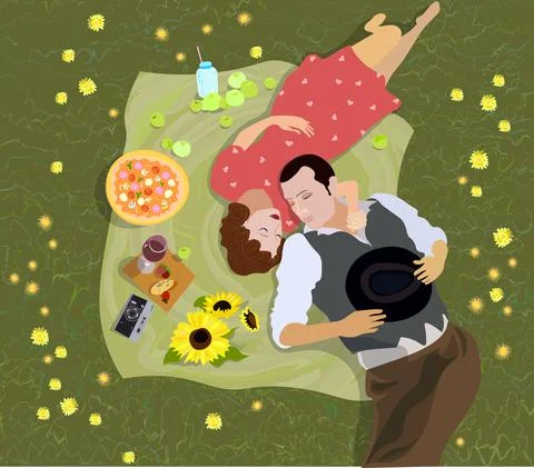 You and me Ilustração Stock