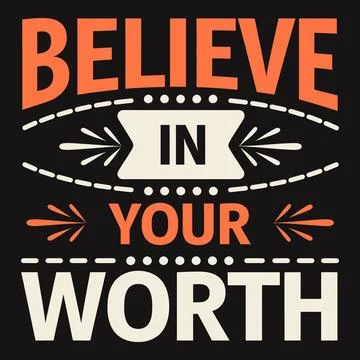 You Are Enough Recognize That You Are Whole and Complete Stock Illustration