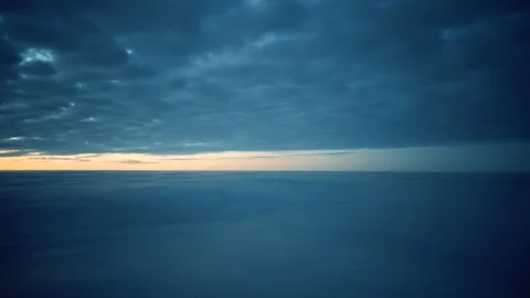 You are flying between two clouds Stock Footage 86254938