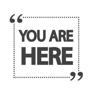 You are here icon Stock Illustration