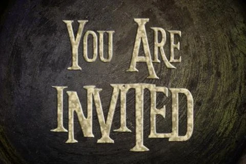 You are invited concept Stock Illustration