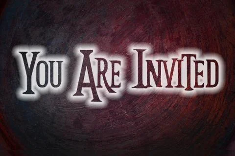 You are invited concept Stock Illustration